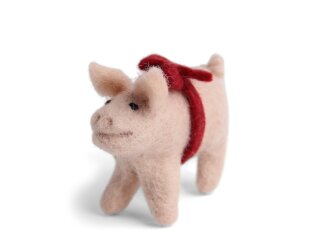 Pig with Red Loop